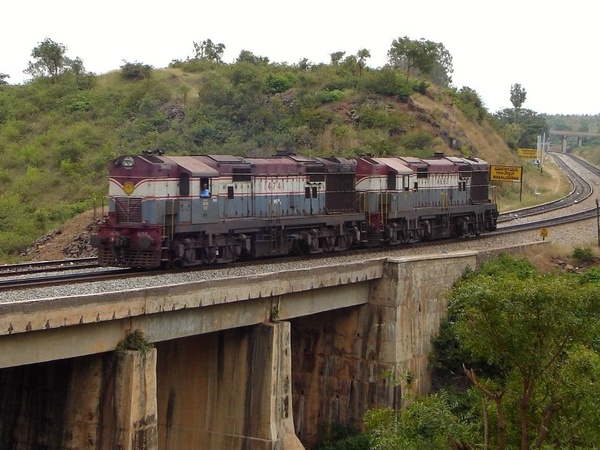 Erode, WDG-3A, 14741, Indian Railways, Indian, Railways, India, Railway, IRFCA, loco, locomotive, engine, trains, train engine