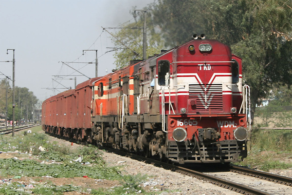 Ludhiana, WDM-3A, 16665, Indian Railways, Indian, Railways, India, Railway, IRFCA, loco, locomotive, engine, trains, train engine