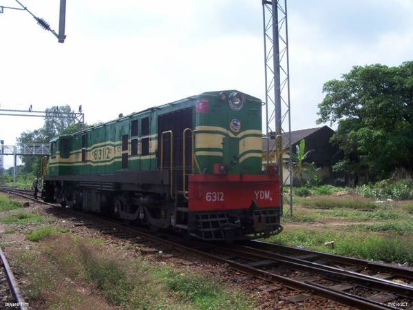 Golden Rock, YDM-4, 6312, Indian Railways, Indian, Railways, India, Railway, IRFCA, loco, locomotive, engine, trains, train engine