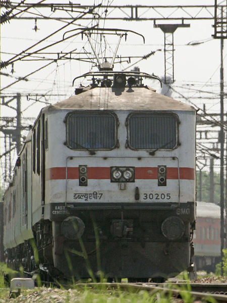 Howrah, WAP-7, 30205, Indian Railways, Indian, Railways, India, Railway, IRFCA, loco, locomotive, engine, trains, train engine