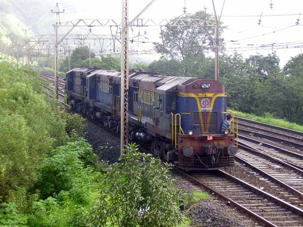 Kalyan, WDM-2, 16012, Indian Railways, Indian, Railways, India, Railway, IRFCA, loco, locomotive, engine, trains, train engine
