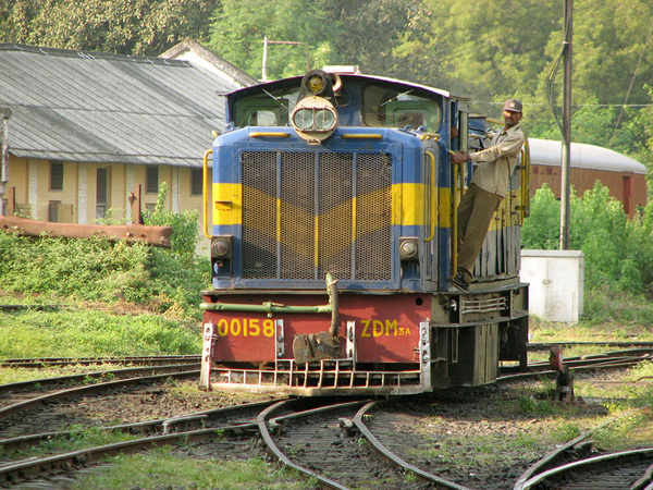 Motibagh, Nagpur, ZDM-3, 158, Indian Railways, Indian, Railways, India, Railway, IRFCA, loco, locomotive, engine, trains, train engine