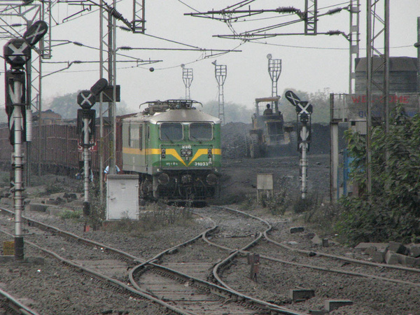 Ajni, WAG-9, 31033, Indian Railways, Indian, Railways, India, Railway, IRFCA, loco, locomotive, engine, trains, train engine