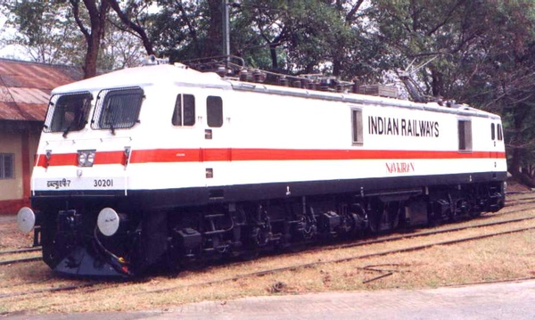 Ghaziabad, WAP-7, 30201, Indian Railways, Indian, Railways, India, Railway, IRFCA, loco, locomotive, engine, trains, train engine