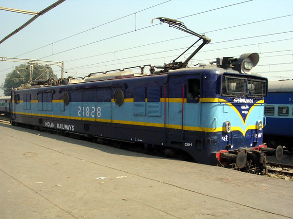 Valsad, WCAM-1, 21828, Indian Railways, Indian, Railways, India, Railway, IRFCA, loco, locomotive, engine, trains, train engine