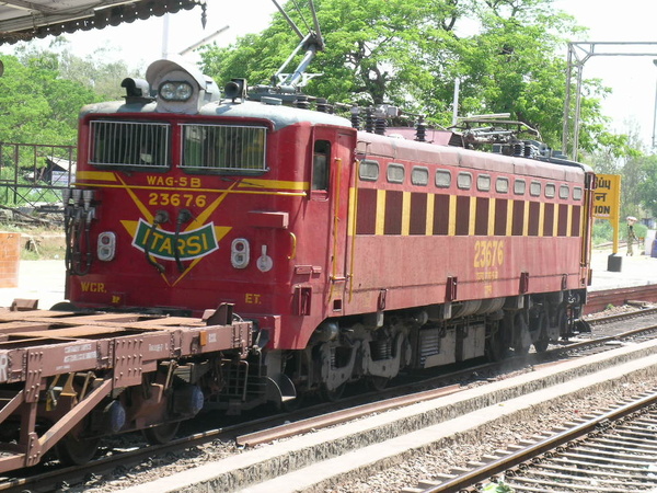 Itarsi, WAG-5, 23676, Indian Railways, Indian, Railways, India, Railway, IRFCA, loco, locomotive, engine, trains, train engine