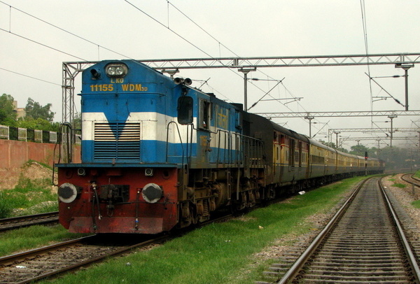 Lucknow, WDM-3D, 11155, Indian Railways, Indian, Railways, India, Railway, IRFCA, loco, locomotive, engine, trains, train engine