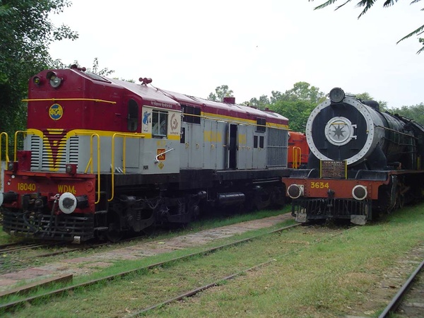 National Railway Museum, Delhi, WDM-2, 18040, Indian Railways, Indian, Railways, India, Railway, IRFCA, loco, locomotive, engine, trains, train engine