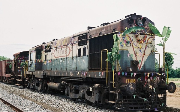 Ernakulam, WDM-2, 17108, Indian Railways, Indian, Railways, India, Railway, IRFCA, loco, locomotive, engine, trains, train engine