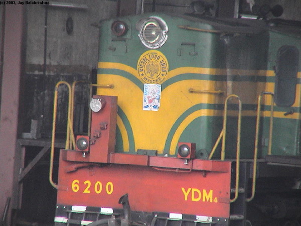 Golden Rock, YDM-4, 6200, Indian Railways, Indian, Railways, India, Railway, IRFCA, loco, locomotive, engine, trains, train engine