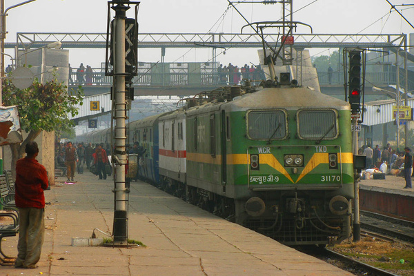 Ghaziabad, WAP-7, 30236, Indian Railways, Indian, Railways, India, Railway, IRFCA, loco, locomotive, engine, trains, train engine