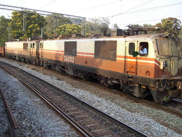Vishakapatnam, WAG-6A, 26000, Indian Railways, Indian, Railways, India, Railway, IRFCA, loco, locomotive, engine, trains, train engine