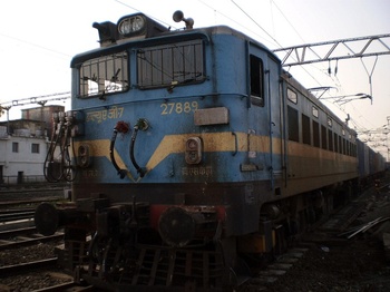 VSKP WAG-7 # 27889 with its load at BSR