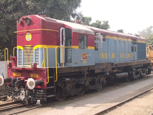 National Railway Museum, Delhi, WDM-2, 18040, Indian Railways, Indian, Railways, India, Railway, IRFCA, loco, locomotive, engine, trains, train engine
