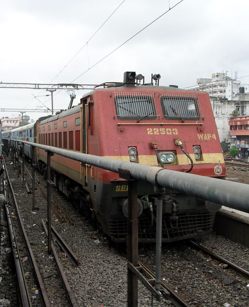 Santragacchi , WAP-4, 22503, Indian Railways, Indian, Railways, India, Railway, IRFCA, loco, locomotive, engine, trains, train engine