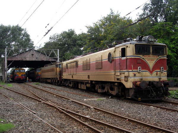 Valsad, WCAM-1, 21838, Indian Railways, Indian, Railways, India, Railway, IRFCA, loco, locomotive, engine, trains, train engine