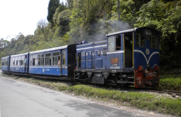 Tindharia (Siliguri), NDM-6, 605, Indian Railways, Indian, Railways, India, Railway, IRFCA, loco, locomotive, engine, trains, train engine
