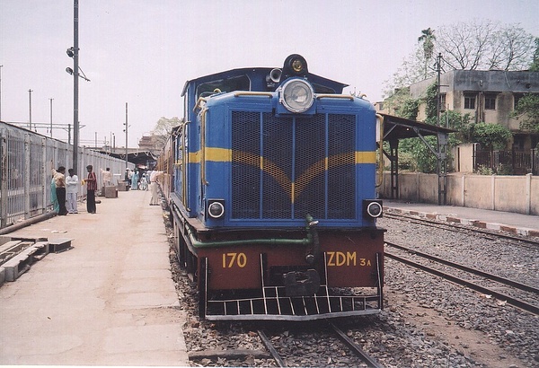 Motibagh, Nagpur, ZDM-2, 130, Indian Railways, Indian, Railways, India, Railway, IRFCA, loco, locomotive, engine, trains, train engine
