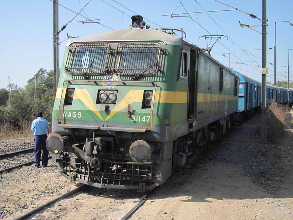 Lallaguda, WAG-9, 31147, Indian Railways, Indian, Railways, India, Railway, IRFCA, loco, locomotive, engine, trains, train engine