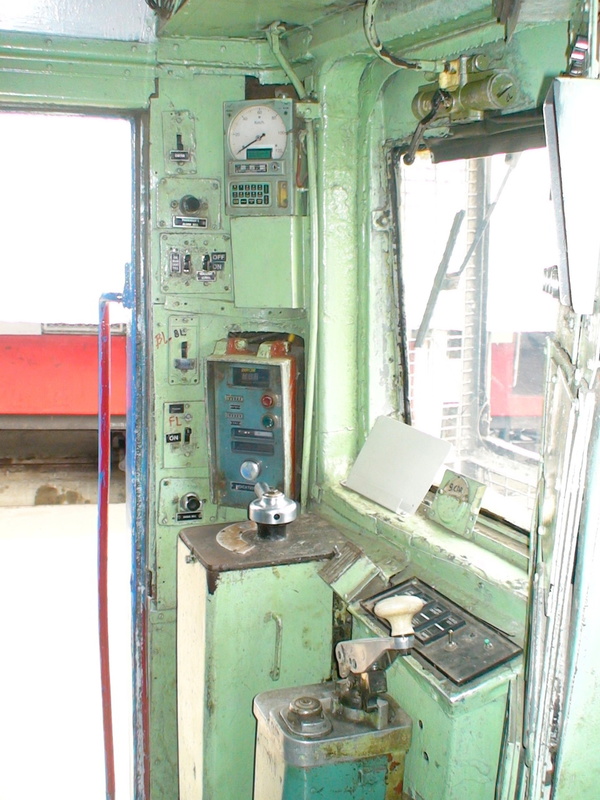 Controls of the Dc emu taken from the Assistant Loco Pilot's seat at the Mumbai Central (Bct) Car Shed (Arzan Kotval)