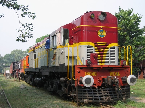 National Railway Museum, Delhi, WDM-2, 18040, Indian Railways, Indian, Railways, India, Railway, IRFCA, loco, locomotive, engine, trains, train engine