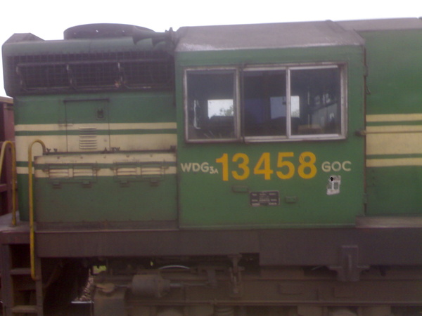 Golden Rock, WDG-3A, 13458, Indian Railways, Indian, Railways, India, Railway, IRFCA, loco, locomotive, engine, trains, train engine
