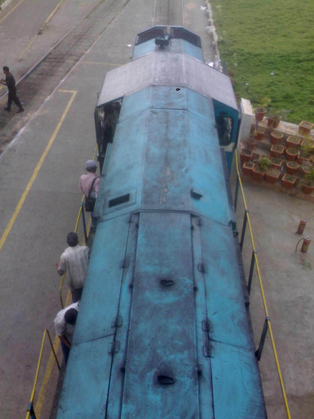 Gooty, WDG-3A, 13216, Indian Railways, Indian, Railways, India, Railway, IRFCA, loco, locomotive, engine, trains, train engine