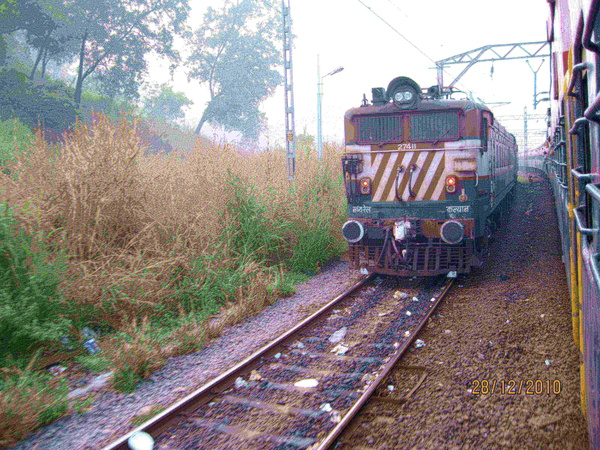 Kalyan, WAG-7, 27411, Indian Railways, Indian, Railways, India, Railway, IRFCA, loco, locomotive, engine, trains, train engine