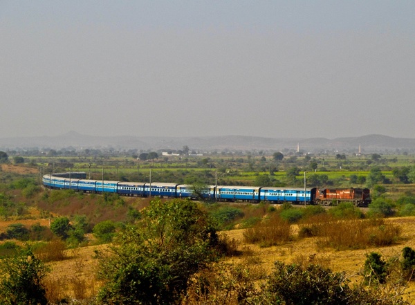 Jhansi, WDG-3A, 13182, Indian Railways, Indian, Railways, India, Railway, IRFCA, loco, locomotive, engine, trains, train engine
