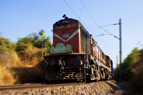 Jhansi, WDG-3A, 13182, Indian Railways, Indian, Railways, India, Railway, IRFCA, loco, locomotive, engine, trains, train engine