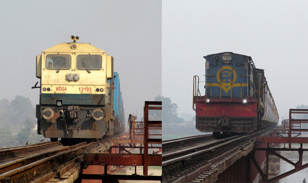 Bhagat Ki Kothi, WDG-4, 12193, Indian Railways, Indian, Railways, India, Railway, IRFCA, loco, locomotive, engine, trains, train engine
