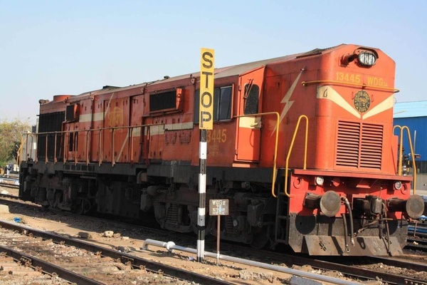 Guntakal, WDG-3A, 13445, Indian Railways, Indian, Railways, India, Railway, IRFCA, loco, locomotive, engine, trains, train engine