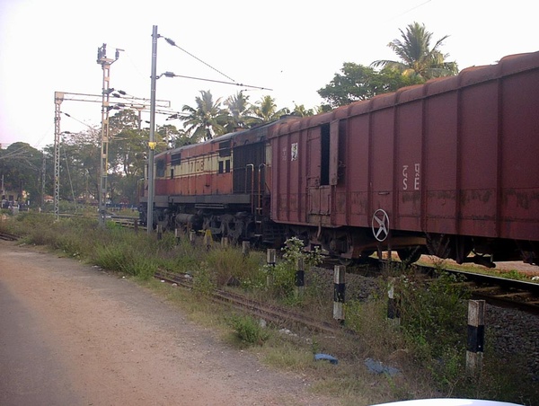 Ernakulam, WDM-2, 17108, Indian Railways, Indian, Railways, India, Railway, IRFCA, loco, locomotive, engine, trains, train engine