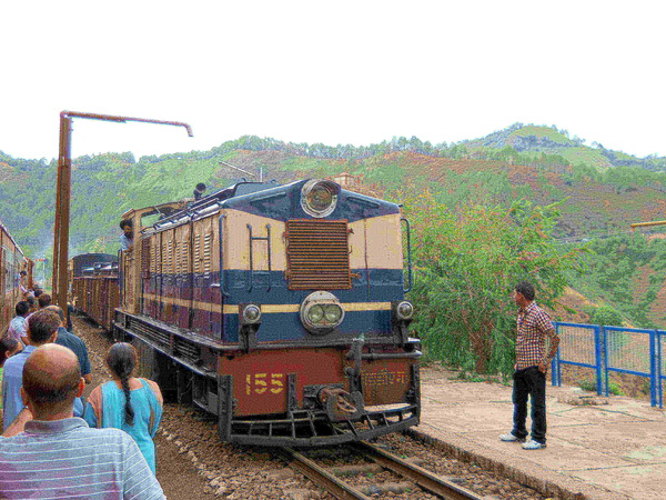 Kalka, ZDM-3, 155, Indian Railways, Indian, Railways, India, Railway, IRFCA, loco, locomotive, engine, trains, train engine
