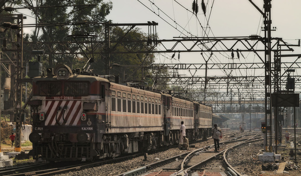 Kalyan, WAG-7, 27408, Indian Railways, Indian, Railways, India, Railway, IRFCA, loco, locomotive, engine, trains, train engine