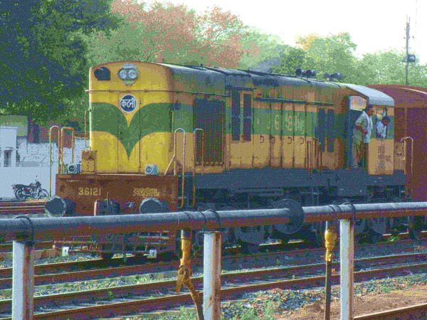 Katni, WDS-6, 36121, Indian Railways, Indian, Railways, India, Railway, IRFCA, loco, locomotive, engine, trains, train engine
