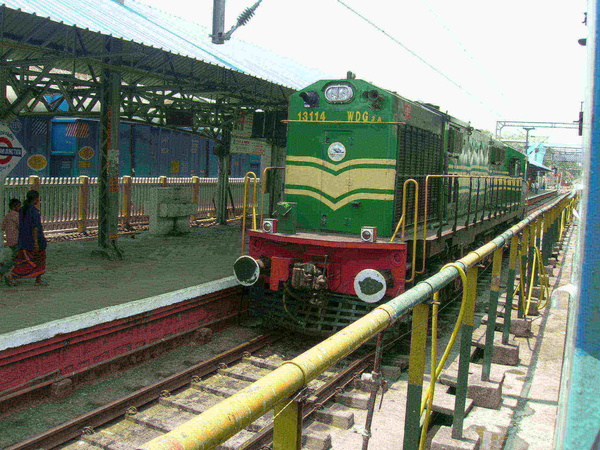 Golden Rock, WDG-3A, 13114, Indian Railways, Indian, Railways, India, Railway, IRFCA, loco, locomotive, engine, trains, train engine