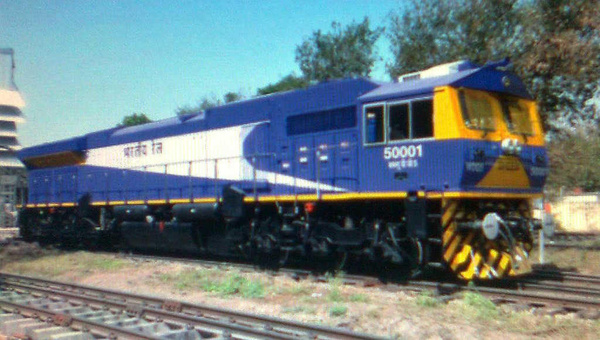 Lucknow, WDG-5, 50001, Indian Railways, Indian, Railways, India, Railway, IRFCA, loco, locomotive, engine, trains, train engine