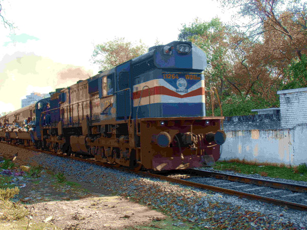 Gonda, WDM-3D, 11264, Indian Railways, Indian, Railways, India, Railway, IRFCA, loco, locomotive, engine, trains, train engine