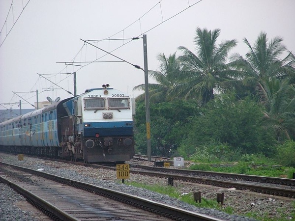 Siliguri Jn, WDP-4, 20003, Indian Railways, Indian, Railways, India, Railway, IRFCA, loco, locomotive, engine, trains, train engine