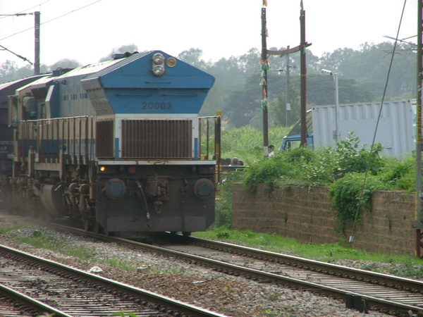 Siliguri Jn, WDP-4, 20003, Indian Railways, Indian, Railways, India, Railway, IRFCA, loco, locomotive, engine, trains, train engine
