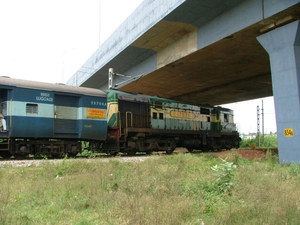 Pune, WDM-2, 17871, Indian Railways, Indian, Railways, India, Railway, IRFCA, loco, locomotive, engine, trains, train engine