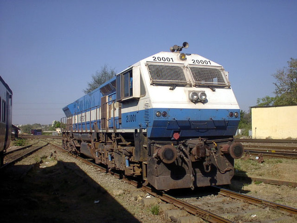 Siliguri Jn, WDP-4, 20001, Indian Railways, Indian, Railways, India, Railway, IRFCA, loco, locomotive, engine, trains, train engine