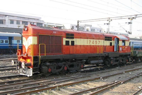 Ratlam, WDM-2, 17457, Indian Railways, Indian, Railways, India, Railway, IRFCA, loco, locomotive, engine, trains, train engine