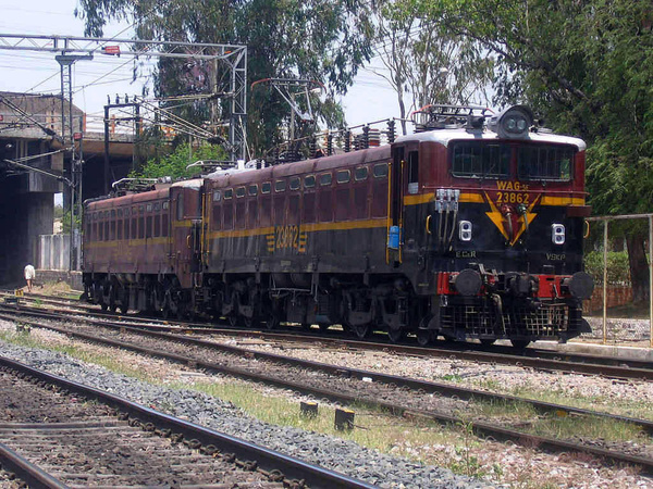 Vishakapatnam, WAG-5, 23862, Indian Railways, Indian, Railways, India, Railway, IRFCA, loco, locomotive, engine, trains, train engine