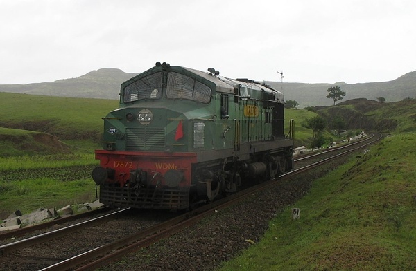 Pune, WDM-2, 17872, Indian Railways, Indian, Railways, India, Railway, IRFCA, loco, locomotive, engine, trains, train engine
