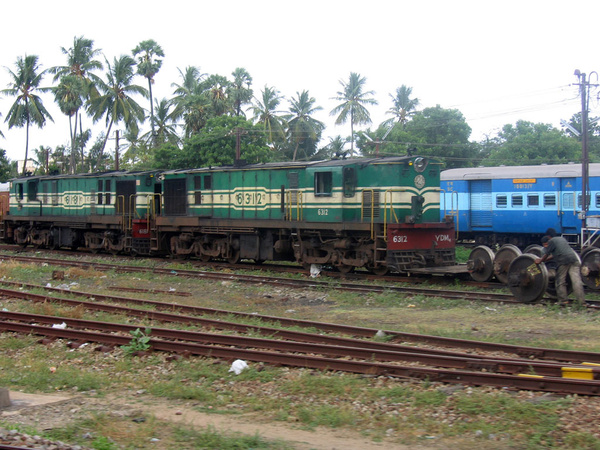 Golden Rock, YDM-4, 6312, Indian Railways, Indian, Railways, India, Railway, IRFCA, loco, locomotive, engine, trains, train engine