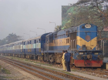 WDM-2 #6409 with 3110 Maitree Express
