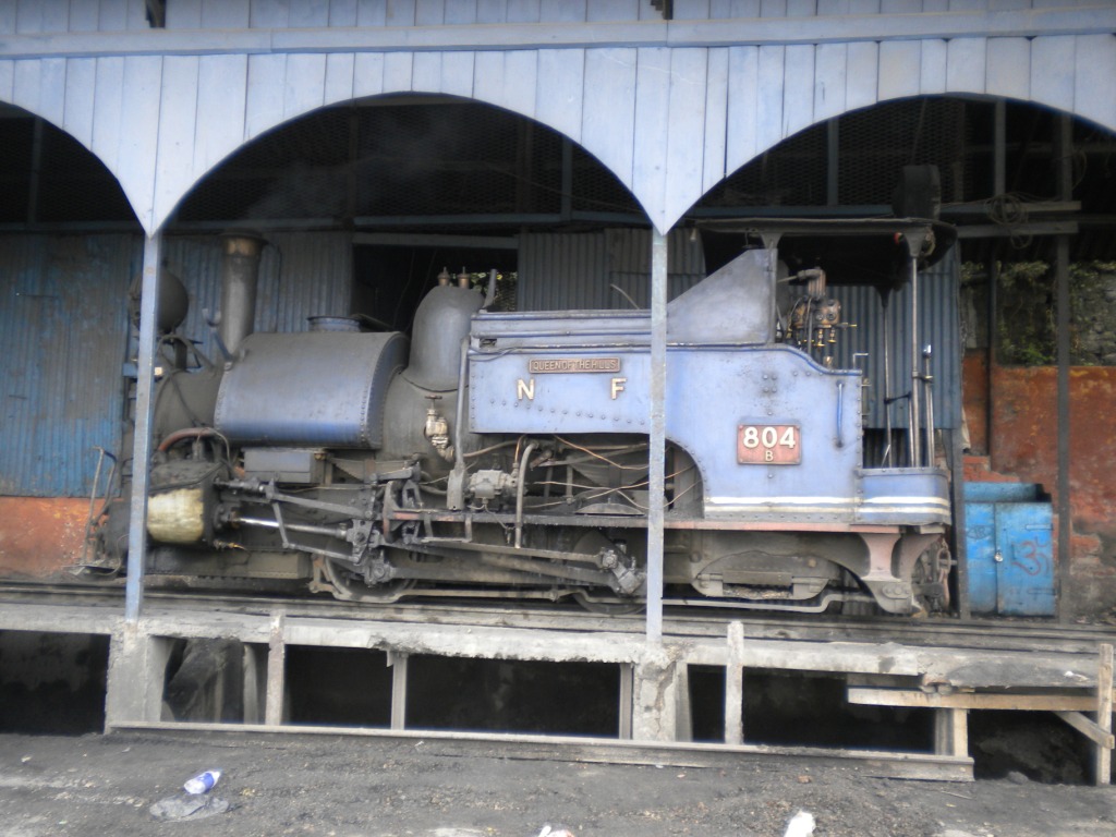 804 Queen of the Hills at Darjeeling Steam Shed
