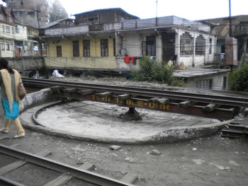 DHR Turntable at Darjeeling Station